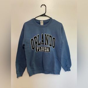 Blue letter hoodie Orlando Florida
